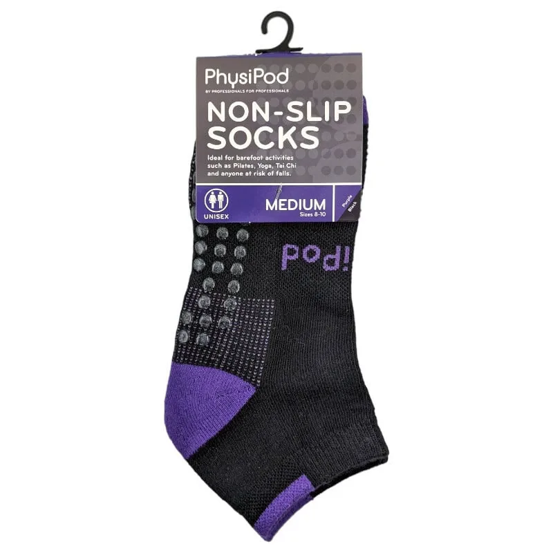 non slip socks black